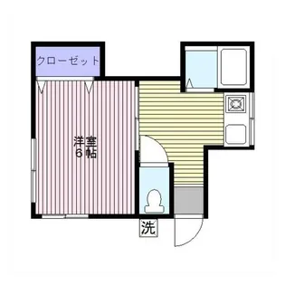 東京都北区田端6【アパート】の間取り