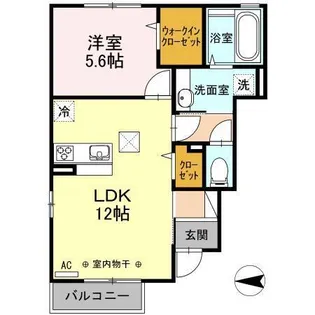 カロレ【1階】の間取り