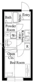 ルーム馬込の間取り