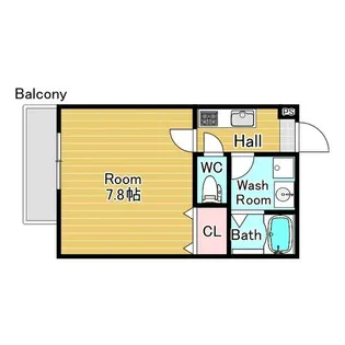 ジーメゾン初芝アマーレ【1階】の間取り