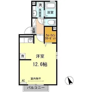 サーフスリー曽師 A・B・C【2階】の間取り