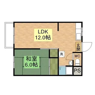 中村アパート【2階】の間取り