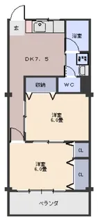 東京都葛飾区東水元1【マンション】の間取り