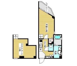 ピア中通【4階】の間取り