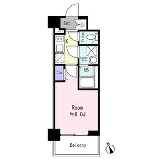 エスリード ザ・カレント大阪【3階】の間取り