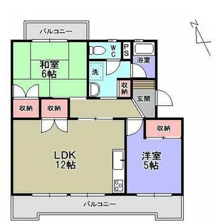 埼玉県川口市芝西2【マンション】の間取り