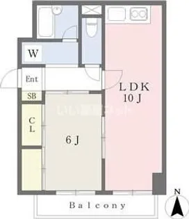 1Kの間取り画像