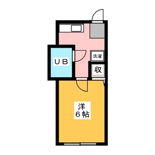 1Kの間取り画像