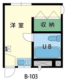 YKハイツ【1階】の間取り