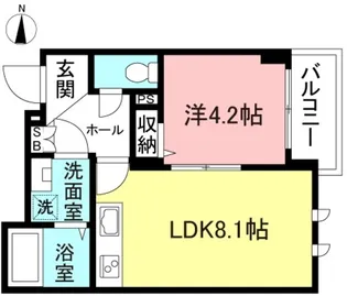 エミシア【2階】の間取り