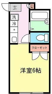 ベリーズ大崎【1階】の間取り
