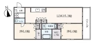 (シニア限定)ヘーベルヴィレッジ十条~グリーンヴィレッジ~【1階】の間取り