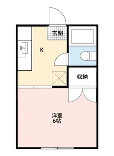 サンライズ愛甲【1階】の間取り