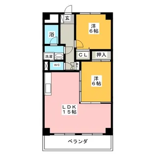 ベルヴィル II【3階】の間取り