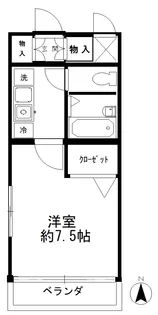 プライムガーデン【2階】の間取り