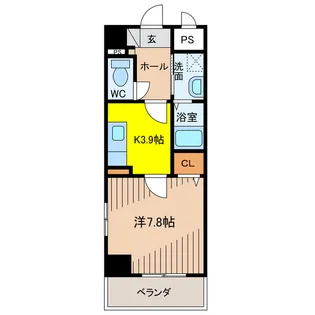 グランドコートじっちゃく【3階】の間取り