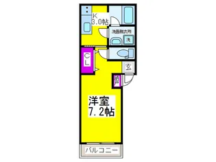 トレベール東雲【1階】の間取り