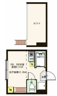 サヴォイ赤羽【2階】の間取り