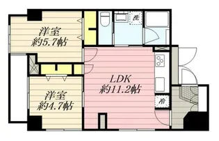 ミリアレジデンス上池袋【4階】の間取り