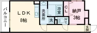 大阪府大阪市鶴見区今津中1【マンション】の間取り