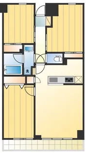 神奈川県横浜市鶴見区尻手1【マンション】の間取り