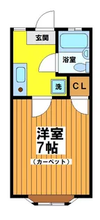 西垣アパート【1階】の間取り