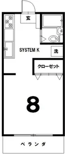 アインルーエ【2階】の間取り