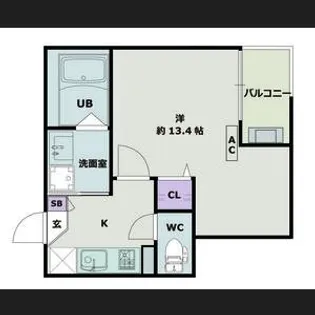 埼玉県入間市下藤沢5【アパート】の間取り