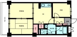 RAYHAUS平和台【1階】の間取り