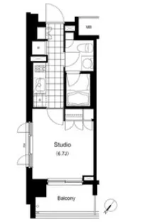 東京都文京区千駄木3【マンション】の間取り
