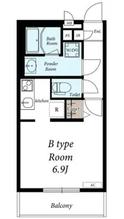 リブリ・リトルズ豊洲【3階】の間取り