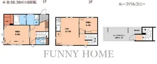 東京都世田谷区船橋1【一戸建】の間取り