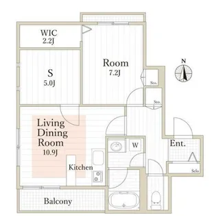 カーサベルーデ【4階】の間取り