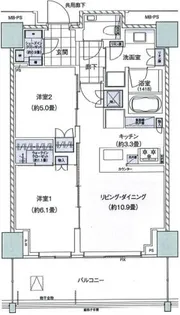 ザ・レジデンス四谷アベニュー【3階】の間取り