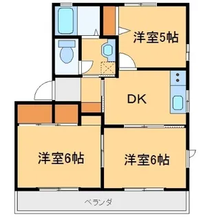 ハイツエクセレンスB【2階】の間取り