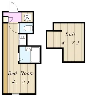 プライムテラス生田【1階】の間取り
