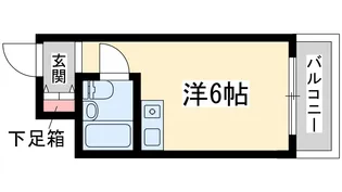 大阪府大阪市淀川区宮原2【マンション】の間取り