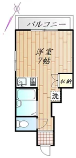 神奈川県川崎市中原区市ノ坪【マンション】の間取り