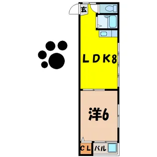 ラピス【3階】の間取り