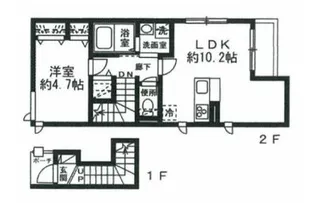 プランドール恵比寿【2階】の間取り