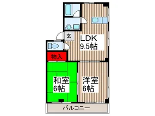 ニア-ハイム七里【3階】の間取り