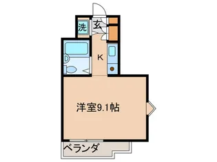 ジョイフル南塚口1号館【4階】の間取り