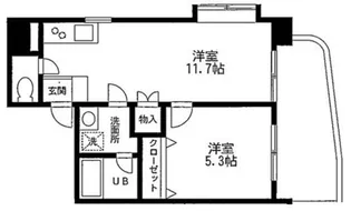 東京都大田区西糀谷2【マンション】の間取り