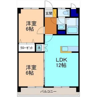 米光ビル【3階】の間取り