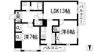 アネックス池田【3階】の間取り