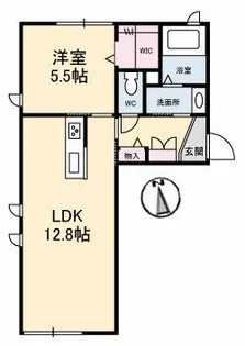 リラフォート南方【1階】の間取り