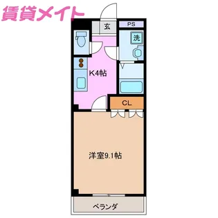 ウエルハウスII【2階】の間取り