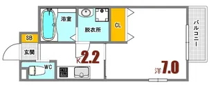 SOL緑ヶ丘【2階】の間取り