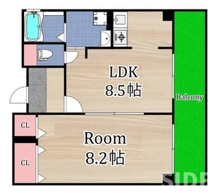 大阪府守口市日吉町1【マンション】の間取り