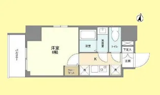 インペリアルフラット武蔵小山【5階】の間取り